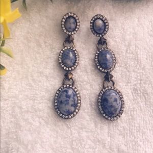 Blue earrings